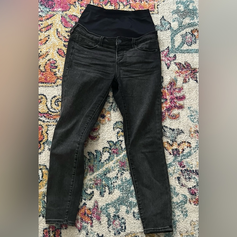 BLANQI® Denim Postpartum Support Skinny Jeans - Charcoal Wash / 6